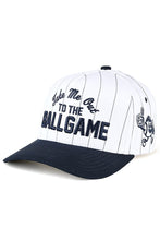 TAKE ME OUT TO THE BALL GAME Letter Stripe Pattern Two Tone Trucker Hat Baseball Cap