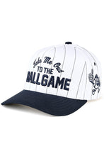 TAKE ME OUT TO THE BALL GAME Letter Stripe Pattern Two Tone Trucker Hat Baseball Cap