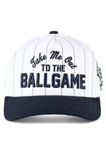 TAKE ME OUT TO THE BALL GAME Letter Stripe Pattern Two Tone Trucker Hat Baseball Cap