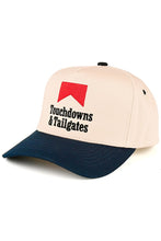 TOUCHDOWNS and TAILGATES Letter Embroidered on Two Tone Trucker Hat Baseball Cap