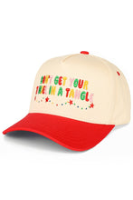 C.C DONT GET YOUR TINSEL IN A TANGLE Letter Embroidered on Two Tone Trucker Hat Baseball Cap