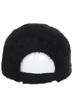 JINS CLOSET Fur with Stone Angora warm baseball cap hat