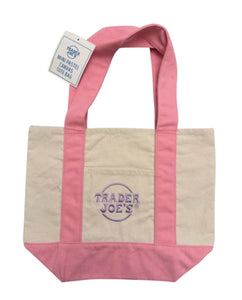 Trader Joe's Mini Pastel Canvas Tote Bag Set or Singles.