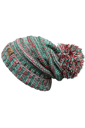 CC BEANIE-HAT-6242-POM_XMAS