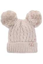 CC Kids Baby Toddler Knitted Chunky Thick Stretchy Children’s Pom Pom Winter Hat Beanie